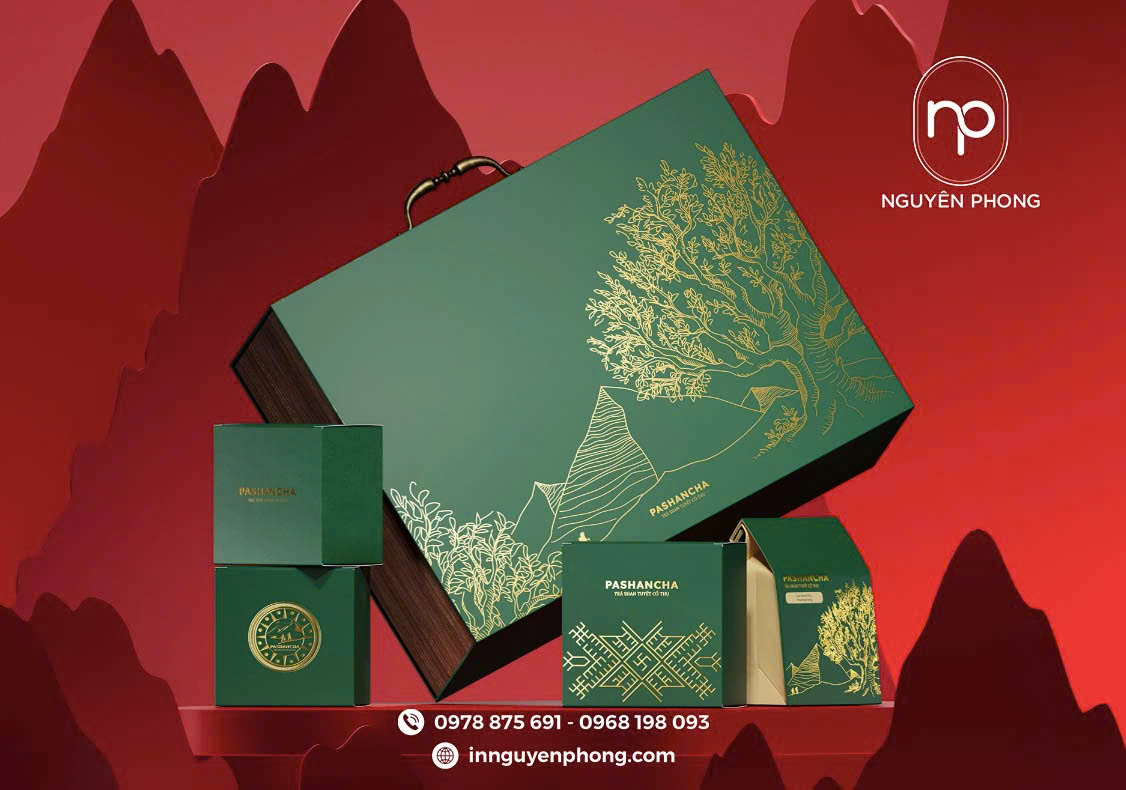 In hộp trà đẹp thu hút khách hàng